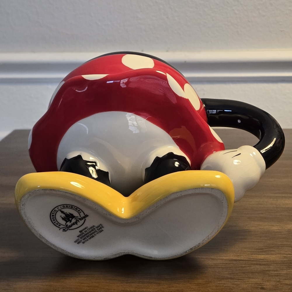 DISNEY PARKS Mickey and Minnie Mouse HALF BODY MUGS Authentic Original Set (2) - Picture 14 of 15